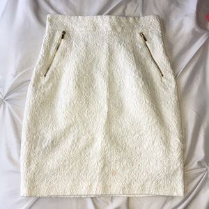 White Lace H&M Skirt